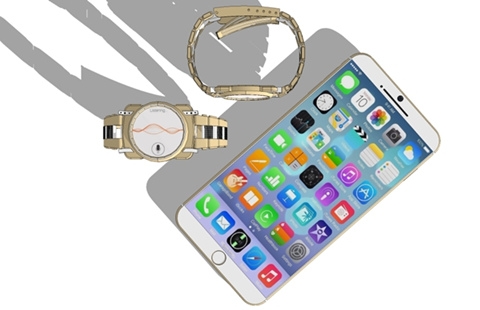 漫畫風設計師心中的iPhone6和iWatch