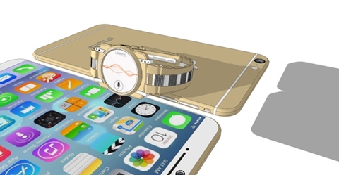 漫畫風設計師心中的iPhone6和iWatch