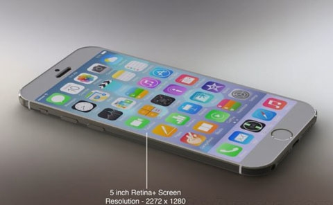 運(yùn)行iOS8的iPhone6概念機(jī)
