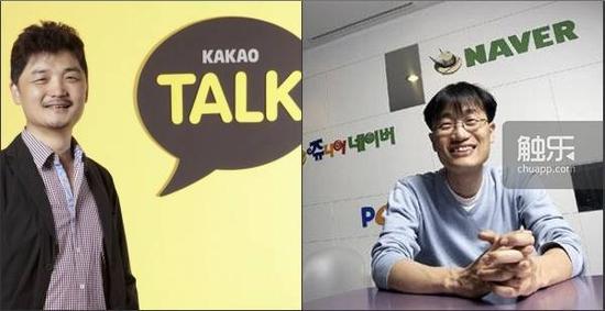 Kakao的創(chuàng)始人金凡秀和Naver、Line的創(chuàng)始人李海珍也出自首爾大學(xué)，他們曾在 2001 年聯(lián)手組建NHN集團(tuán)